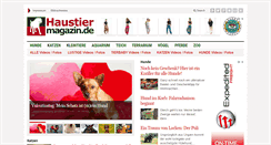 Desktop Screenshot of haustier-magazin.de