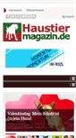 Mobile Screenshot of haustier-magazin.de